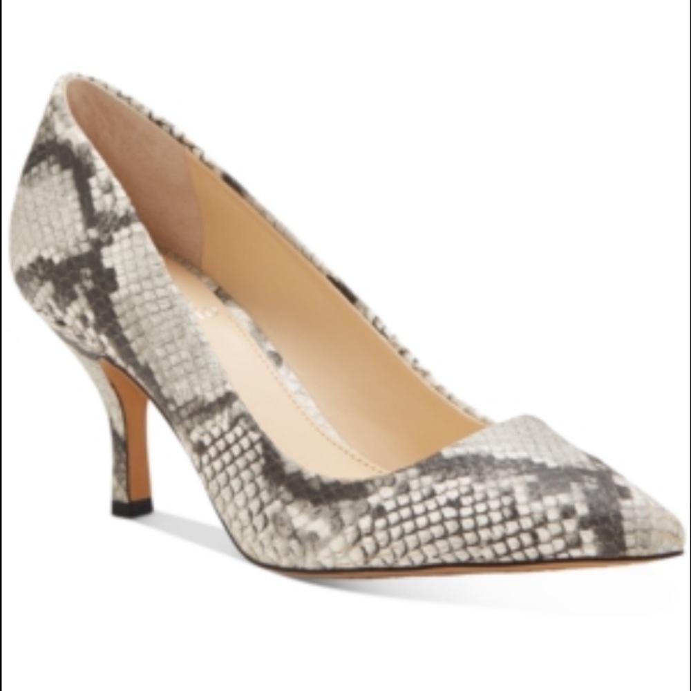 Vince Camuto Snake Pattern Pumps